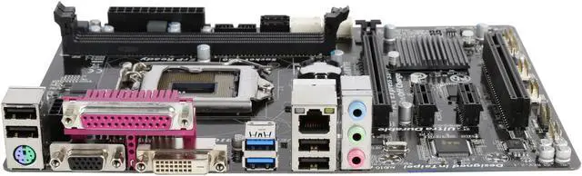 Alt view image 2 of 5 - Gigabyte GA-B85M-D3V - Intel B85 Chipset LGA 1150 MicroATX Motherboard PCIE3.0/USB3.0/SATA3.0