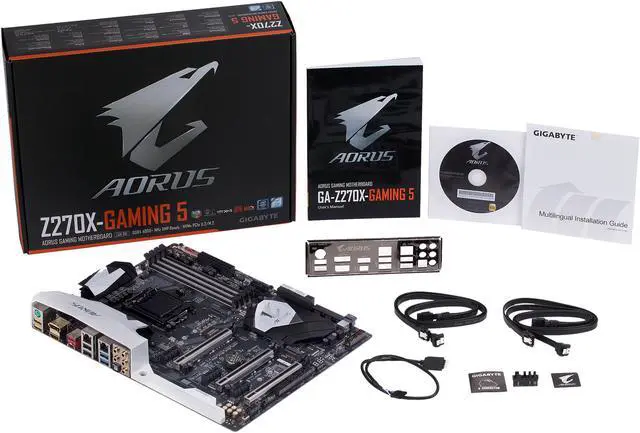Alt view image 6 of 7 - GIGABYTE AORUS GA-Z270X-Gaming 5 (rev. 1.0) LGA 1151 Intel Z270 HDMI USB 3.1 ATX Intel Motherboard