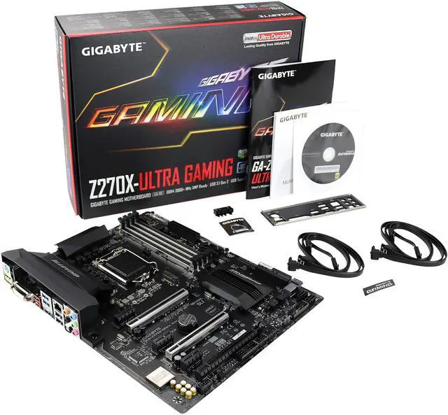 Alt view image 6 of 7 - GIGABYTE GA-Z270X-Ultra Gaming (rev. 1.0) LGA 1151 Intel Z270 HDMI USB 3.1 ATX Motherboards - Intel
