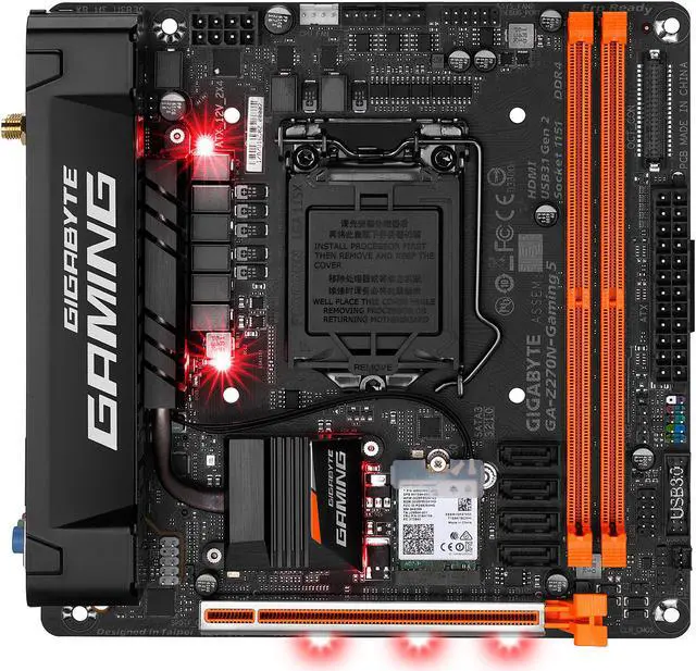 Main image of GIGABYTE GA-Z270N-Gaming 5 (rev. 1.0) LGA 1151 Intel Z270 HDMI USB 3.1 Mini ITX Intel Motherboard