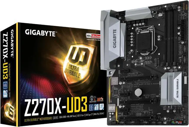 Alt view image 4 of 4 - GIGABYTE GA-Z270X-UD3 (rev. 1.0) LGA 1151 Intel Z270 HDMI USB 3.1 ATX Motherboards - Intel