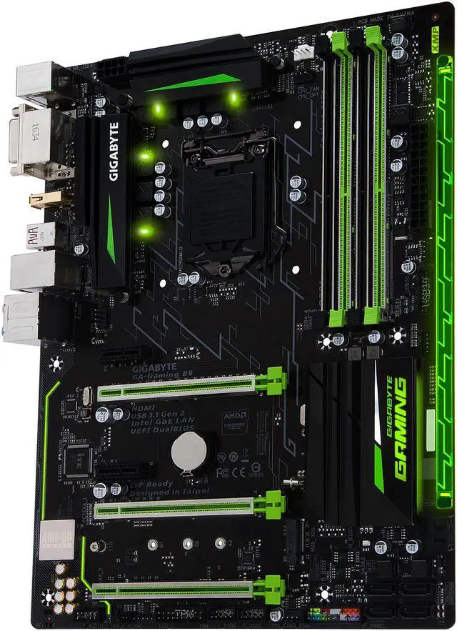 Alt view image 2 of 4 - GIGABYTE GA-Gaming B8 (rev. 1.0) LGA 1151 Intel B250 HDMI USB 3.1 ATX Motherboards - Intel