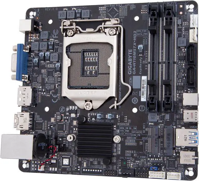 Alt view image 2 of 4 - GIGABYTE GA-H110MSTX-HD3 (rev. 1.0) LGA 1151 Intel H110 HDMI USB 3.0 Mini STX Motherboards - Intel
