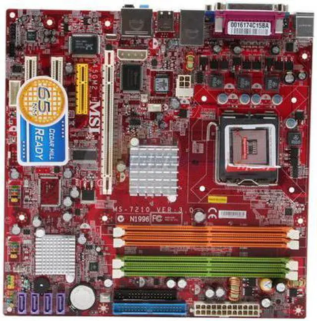 Alt view image 3 of 5 - MSI 945GM2-F LGA 775 Intel 945G Micro ATX Intel Motherboard