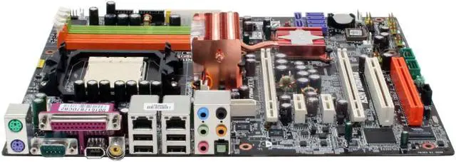 Alt view image 2 of 12 - MSI K9N Diamond AM2 NVIDIA nForce 590 SLI MCP ATX AMD Motherboard