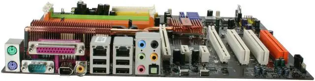 Alt view image 2 of 9 - MSI K9N SLI Platinum AM2 NVIDIA nForce 570 SLI MCP ATX AMD Motherboard
