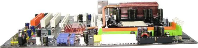 Alt view image 2 of 3 - MSI K9N Platinum AM2 NVIDIA nForce 570 Ultra MCP ATX AMD Motherboard