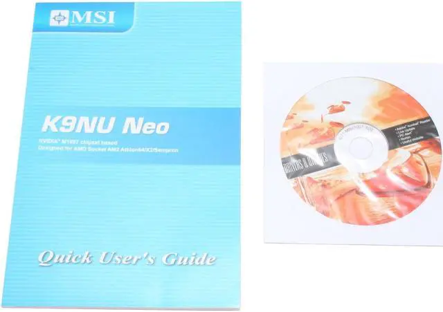 Alt view image 5 of 6 - MSI K9NU Neo-V AM2 ULi M1697 ATX AMD Motherboard