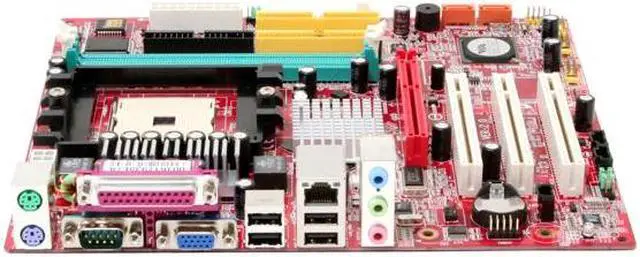 Alt view image 2 of 7 - MSI K8MM3-V 754 VIA K8M800 Micro ATX AMD Motherboard