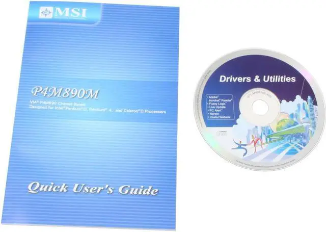 Alt view image 6 of 7 - MSI P4M890M-L LGA 775 VIA P4M890 Micro ATX Intel Motherboard