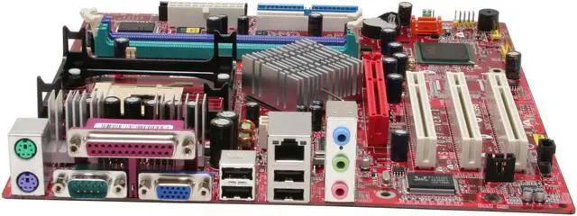 Alt view image 2 of 6 - MSI 865GM3-LS Socket 478 Intel 865G Micro ATX Intel Motherboard