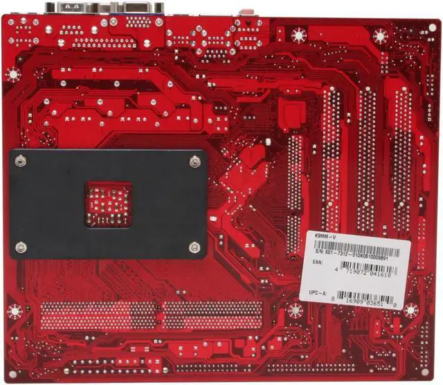 Alt view image 4 of 6 - MSI K9MM-V AM2 VIA K8M800 Micro ATX AMD Motherboard