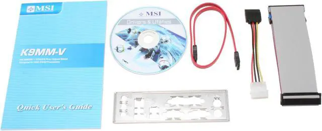 Alt view image 5 of 6 - MSI K9MM-V AM2 VIA K8M800 Micro ATX AMD Motherboard
