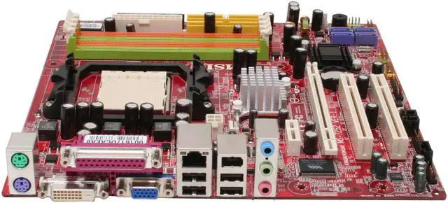Alt view image 2 of 7 - MSI K9NBPM2-FID AM2 NVIDIA Quadro NVS 210S Micro ATX AMD Motherboard