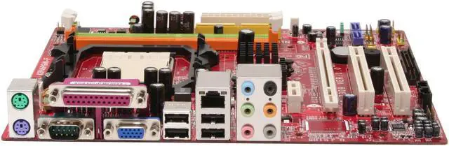 Alt view image 2 of 6 - MSI K9N6PGM-F AM2 NVIDIA GeForce 6100 Micro ATX AMD Motherboard