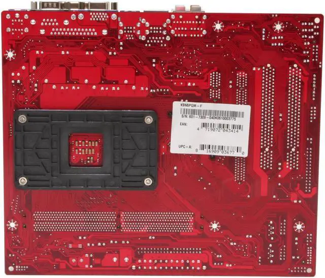 Alt view image 4 of 6 - MSI K9N6PGM-F AM2 NVIDIA GeForce 6100 Micro ATX AMD Motherboard