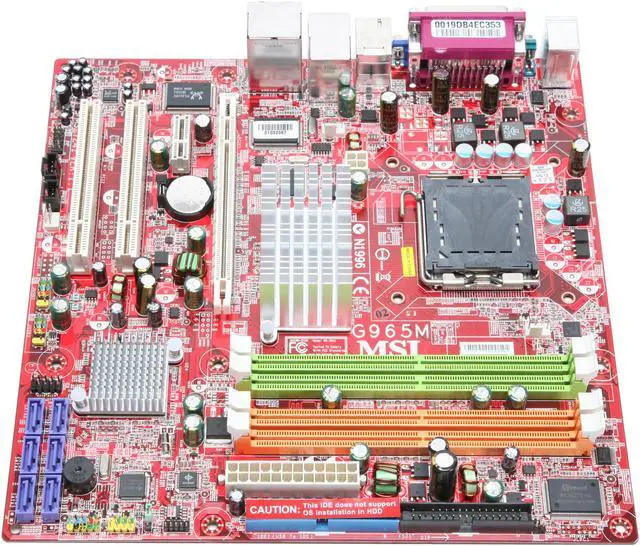 Alt view image 3 of 6 - MSI G965M-FIR LGA 775 Intel G965 Express Micro ATX Intel Motherboard