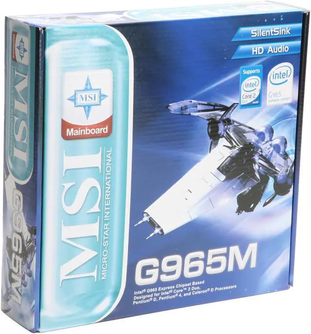 Alt view image 6 of 6 - MSI G965M-FIR LGA 775 Intel G965 Express Micro ATX Intel Motherboard