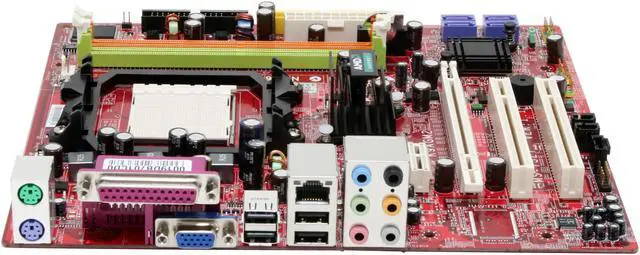 Alt view image 2 of 7 - MSI K9AGM2-L AM2 AMD 690V Micro ATX AMD Motherboard