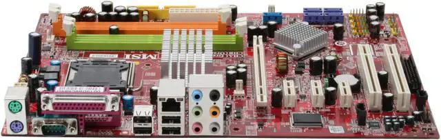 Alt view image 2 of 7 - MSI P35 Neo-F LGA 775 Intel P35 ATX Intel Motherboard