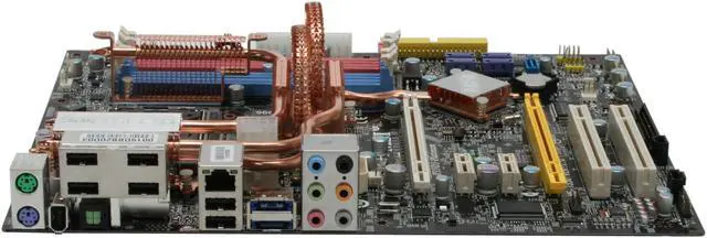 Alt view image 2 of 7 - MSI P35D3 Platinum LGA 775 Intel P35 ATX Intel Motherboard