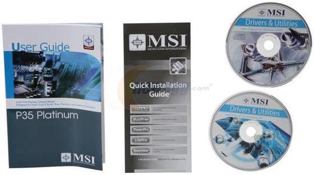 Alt view image 5 of 7 - MSI P35 Platinum LGA 775 Intel P35 ATX Intel Motherboard