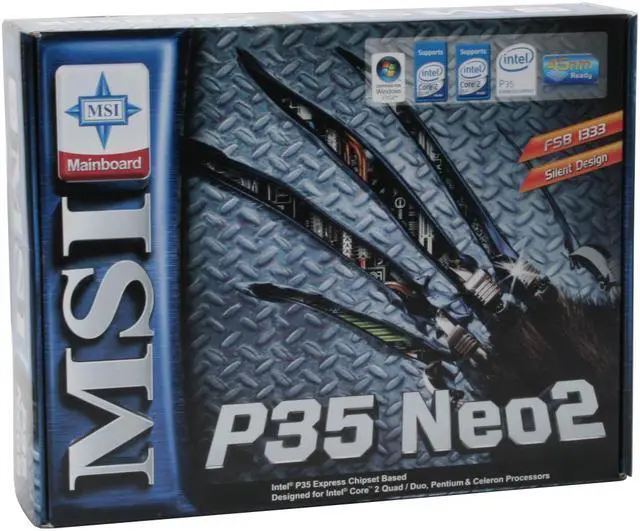 Alt view image 6 of 6 - MSI P35 Neo2-FR LGA 775 Intel P35 ATX Intel Motherboard