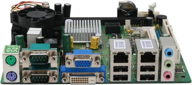 Alt view image 2 of 7 - MSI MS-9802-020 VIA C7/Eden Nano BGA2 1GHz onboard 479 VIA CX700M Mini ITX Motherboard / CPU Combo