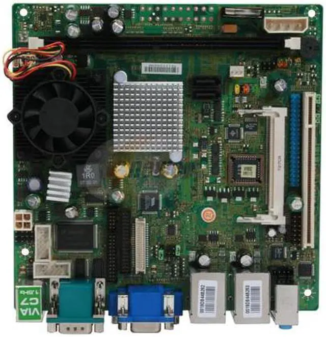 Alt view image 3 of 7 - MSI MS-9802-020 VIA C7/Eden Nano BGA2 1GHz onboard 479 VIA CX700M Mini ITX Motherboard / CPU Combo