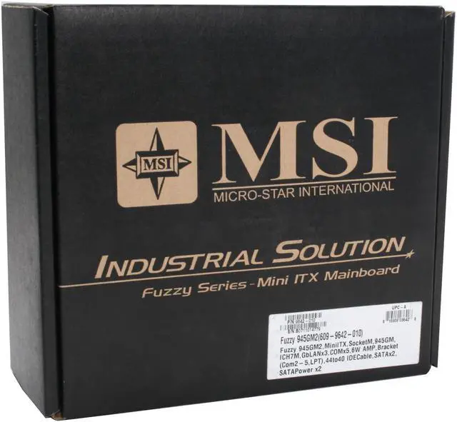 Alt view image 8 of 8 - MSI MS-9642 Socket M Intel 945GM Mini ITX Intel Motherboard