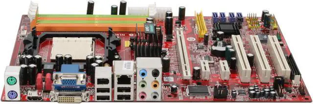 Alt view image 2 of 6 - MSI K9AG Neo2-Digital AM2 AMD 690G HDMI ATX AMD Motherboard