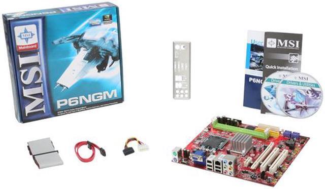 Alt view image 5 of 5 - MSI P6NGM-FIH LGA 775 NVIDIA GeForce 7150 HDMI Micro ATX Intel Motherboard