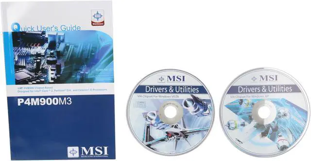 Alt view image 6 of 7 - MSI P4M900M3-L LGA 775 VIA P4M900 Micro ATX Intel Motherboard