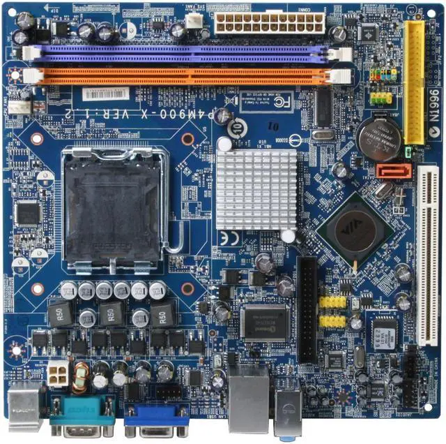 Alt view image 3 of 7 - MSI P4M900-X LGA 775 VIA P4M900 Micro ATX Intel Motherboard