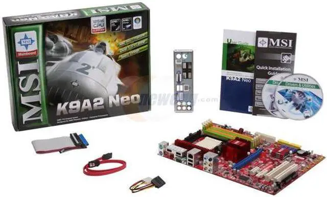 Alt view image 2 of 2 - MSI K9A2 Neo-F AM2+/AM2 AMD 770 ATX AMD Motherboard