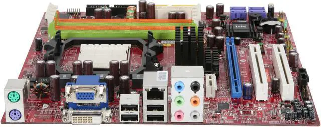 Alt view image 2 of 5 - MSI K9A2VM-FD AM2+/AM2 AMD 780V Micro ATX AMD Motherboard