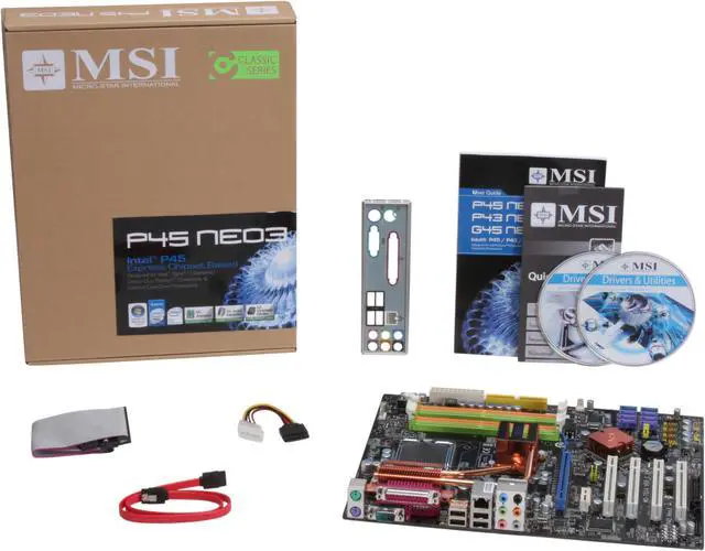 Alt view image 5 of 5 - MSI P45 Neo3-FR LGA 775 Intel P45 ATX Intel Motherboard