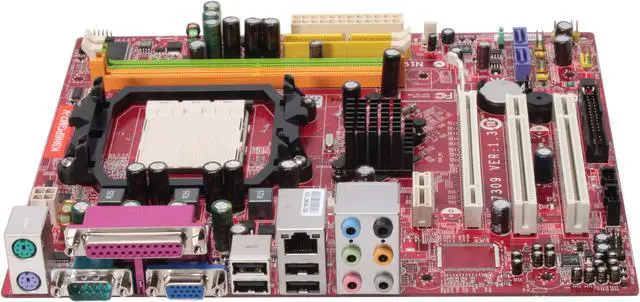 Alt view image 2 of 5 - MSI K9N6PGM2-V AM2+/AM2 NVIDIA GeForce 6100 Micro ATX AMD Motherboard