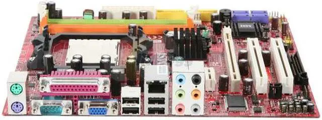 Alt view image 2 of 5 - MSI K9A2GM-F V3 AM2 AMD 740G Micro ATX AMD Motherboard