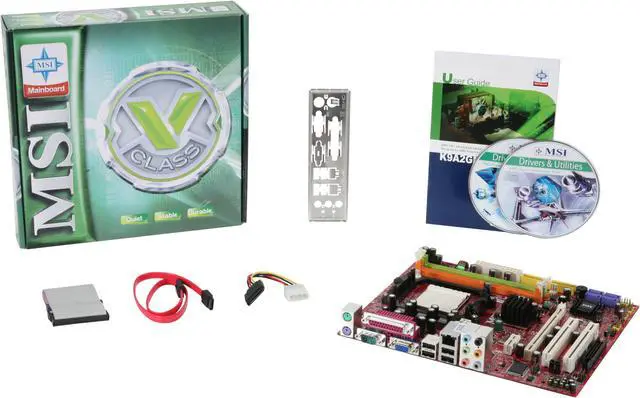 Alt view image 5 of 5 - MSI K9A2GM-F V3 AM2 AMD 740G Micro ATX AMD Motherboard