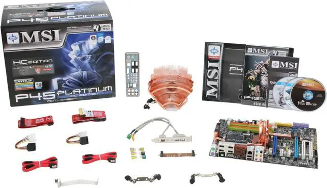 Alt view image 8 of 8 - MSI P45 Platinum (HC Edition) LGA 775 Intel P45 ATX Intel Motherboard w/ Tt V1 Cooler