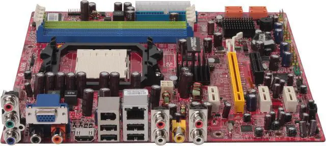 Alt view image 2 of 5 - MSI Media Live DIVA 5.1 AM2+/AM2 AMD 780M HDMI Micro ATX AMD Motherboard