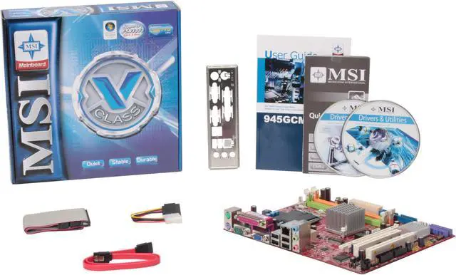 Alt view image 5 of 5 - MSI 945GCM7-F V2 LGA 775 Intel 945GC Micro ATX Intel Motherboard