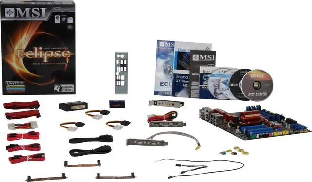 Alt view image 5 of 5 - MSI X58 Eclipse SLI LGA 1366 Intel X58 ATX Intel Motherboard