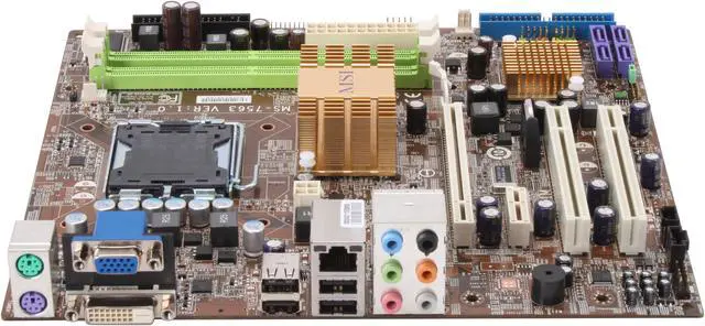 Alt view image 2 of 5 - MSI G41M-FD LGA 775 Intel G41 Micro ATX Intel Motherboard