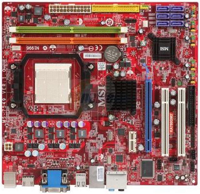 MSI KA780GM2 AM2+/AM2 Micro ATX AMD Motherboard - Newegg.com