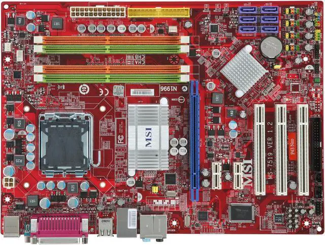 Alt view image 3 of 5 - MSI P43 Neo-F LGA 775 Intel P43 ATX Intel Motherboard