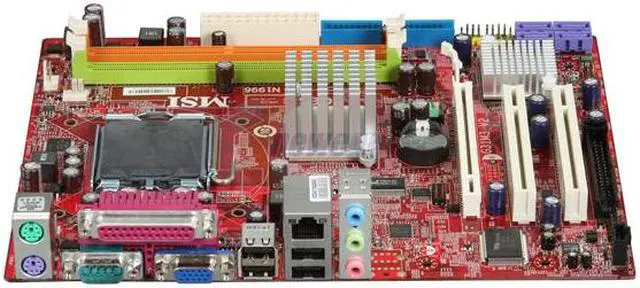 Alt view image 2 of 5 - MSI G31M3-F V2 LGA 775 Intel G31 Micro ATX Intel Motherboard