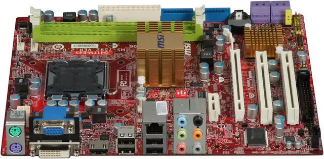 Alt view image 2 of 5 - MSI G41TM-E43 LGA 775 Intel G41 HDMI Micro ATX Intel Motherboard