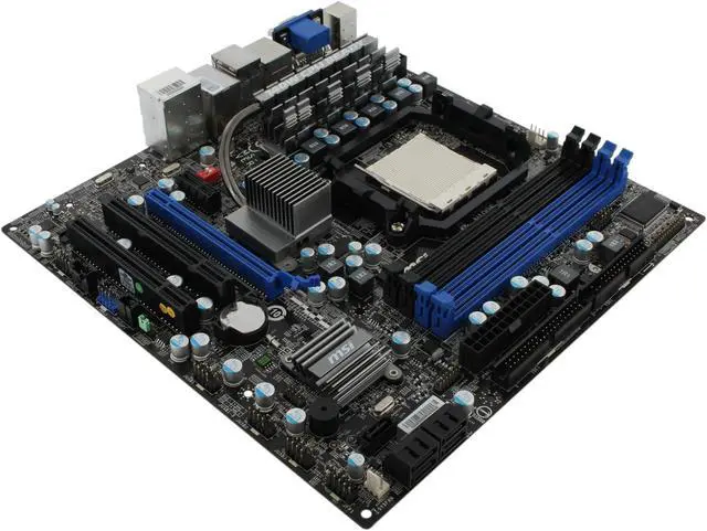 Alt view image 3 of 10 - MSI 785GM-E65 AM3 AMD 785G HDMI Micro ATX AMD Motherboard